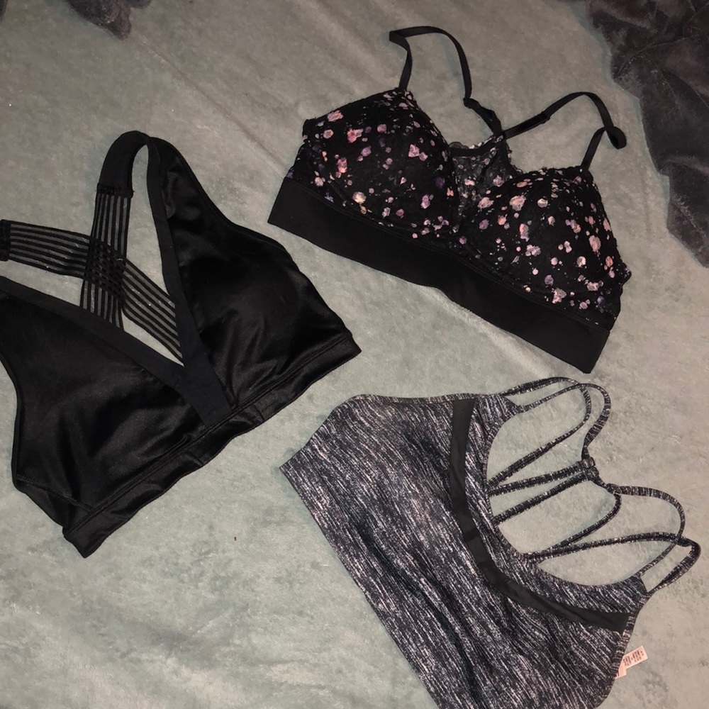 NWOT 2 Victoria’s Secret bralette & sports bras